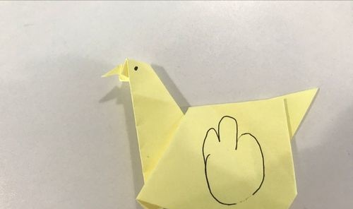 手工折纸小鸡的制作方法 手工小鸡的折法
