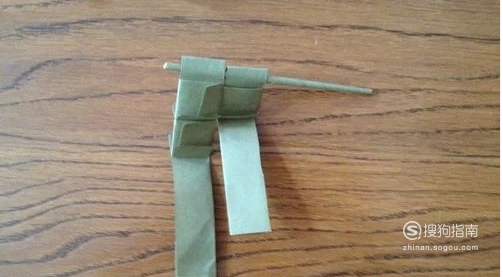 折纸枪的折法 折纸纸枪折法
