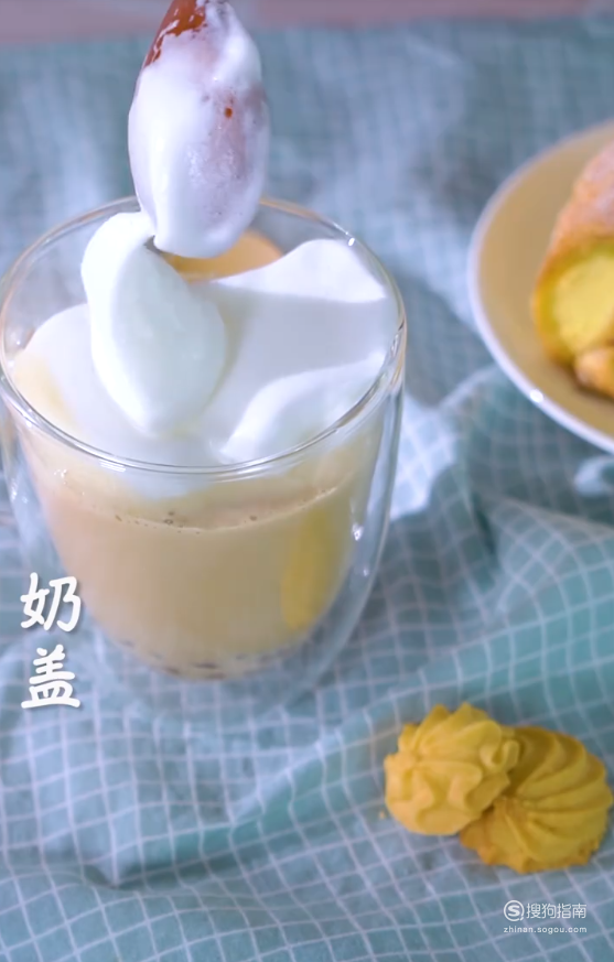 珍珠奶盖茶的制作方法 海盐奶盖珍珠奶茶的做法