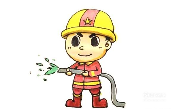 消防员怎么画最简单的 简笔画 消防员怎么画简单，简笔画消防员的画法