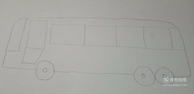 简笔画公交车的画法步骤 简笔画公交车的画法
