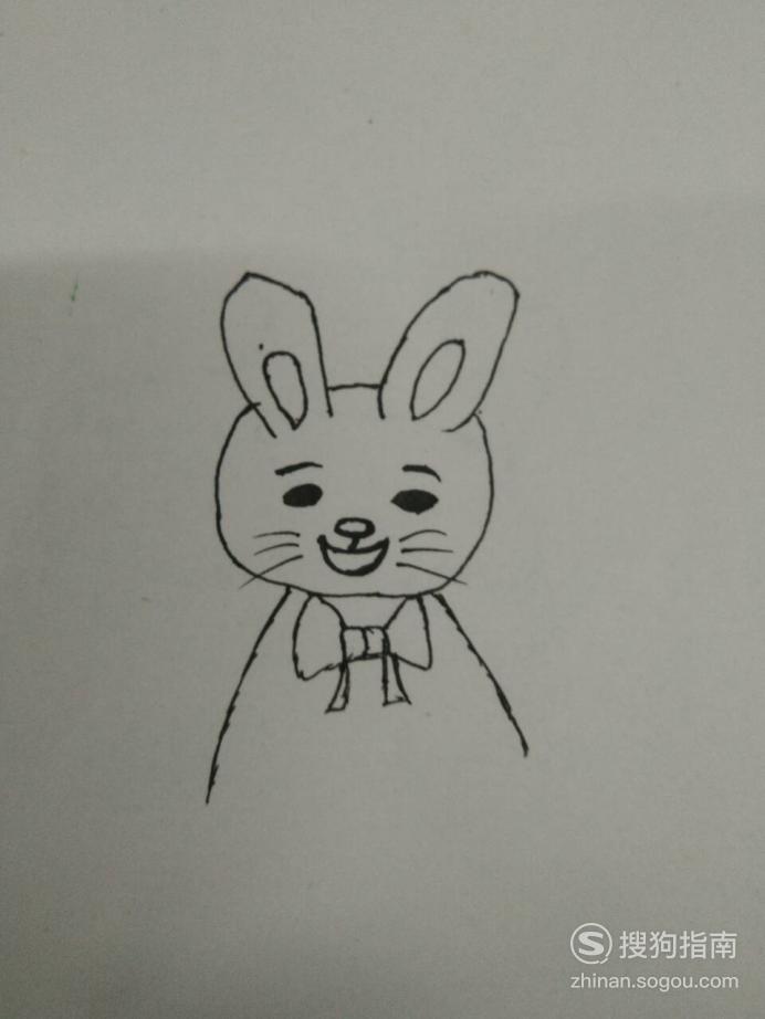 小白兔的简笔画 画法 小白兔的简笔画法优质