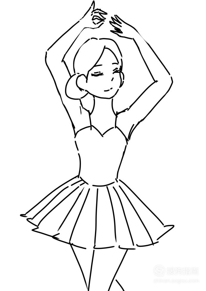 跳芭蕾舞的女孩儿怎么画? 人物绘画：跳芭蕾舞的女孩怎么画？优质